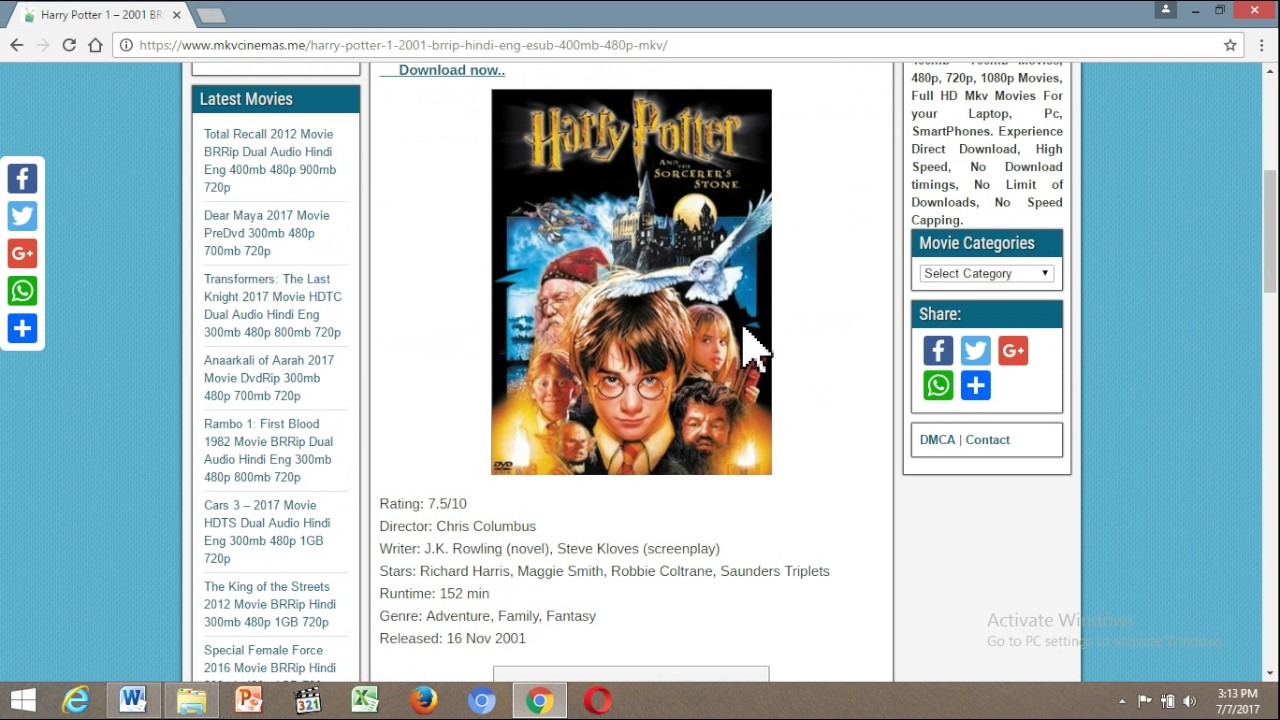 harry potter all parts download in hindi