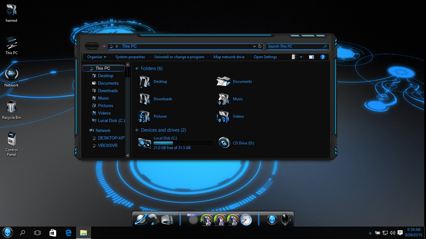 alienware icon pack installer windows 7